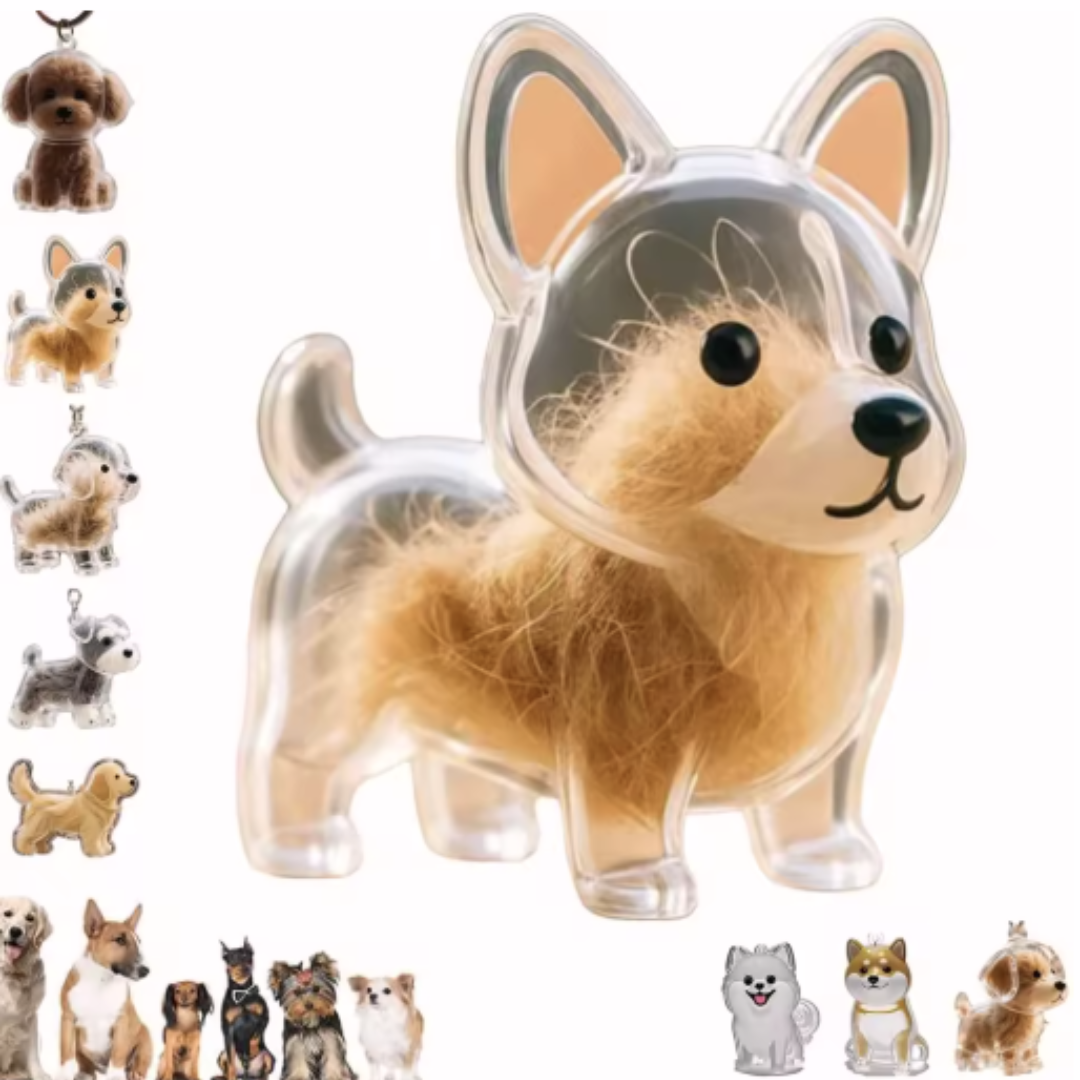 Llavero de mascota rellenable