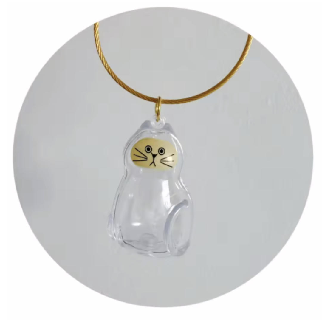 Llavero de mascota rellenable