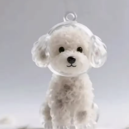 Llavero de mascota rellenable