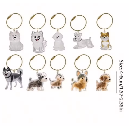 Llavero de mascota rellenable