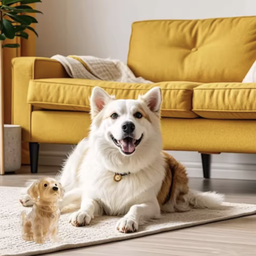 Llavero de mascota rellenable